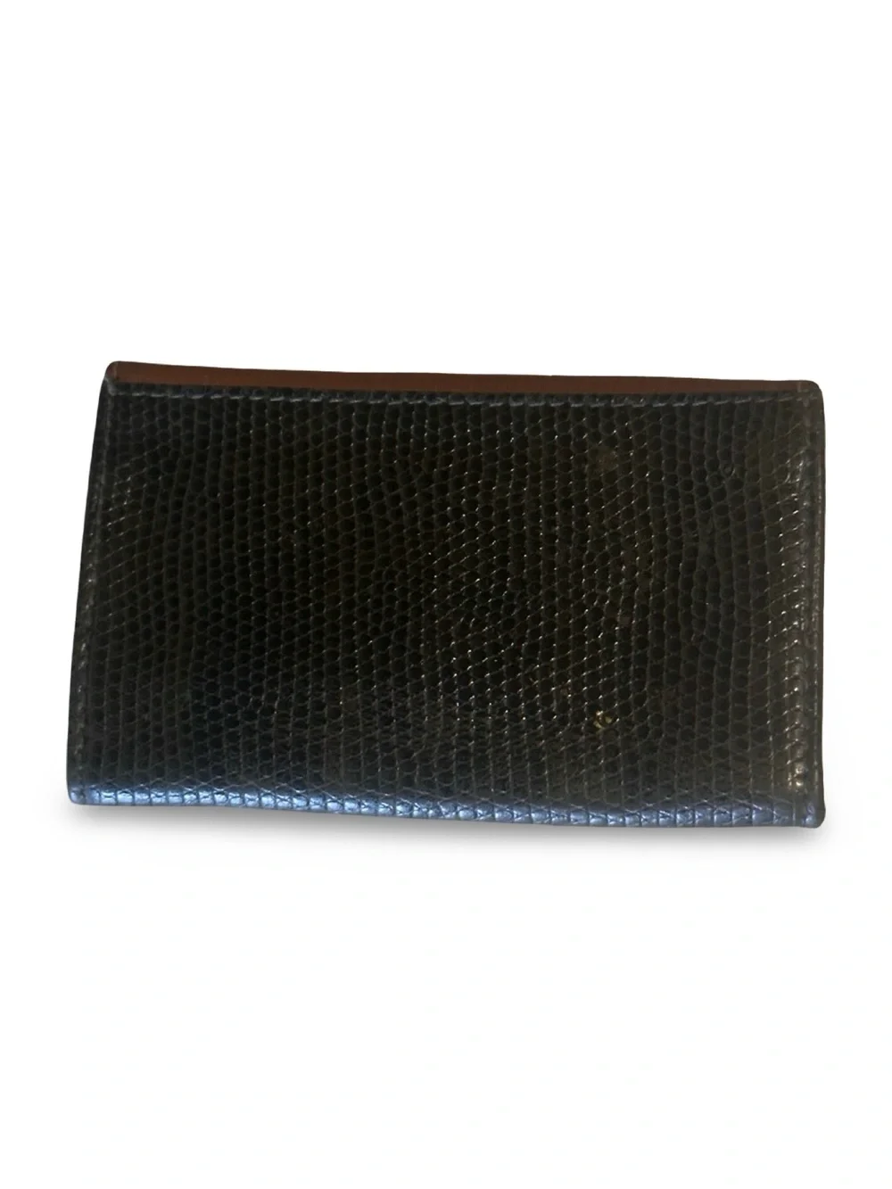Nina Ricci Brown and Black Two-Tone Leather key Wallet